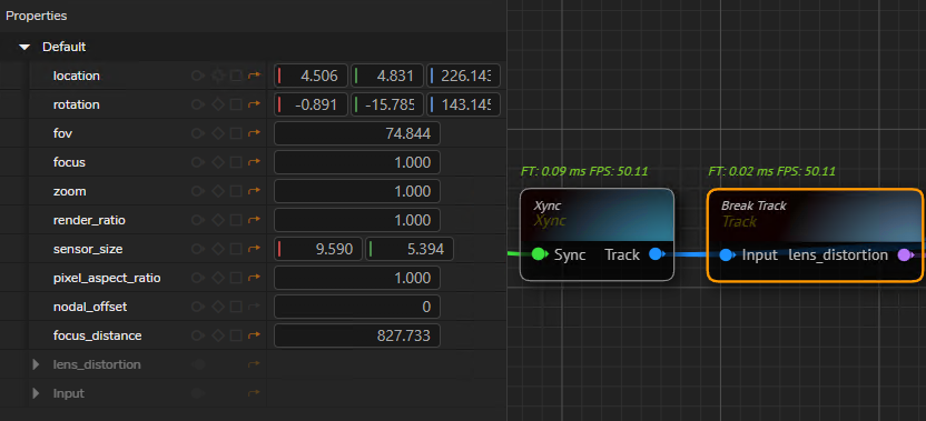 Break Track Node